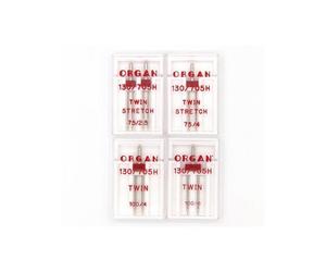 Organ Nadel Set Twin Stretch