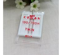 Organ Nadeln 130/705H Twin Nadel in der 70/1.6 mm Ihrer Wahl 80/2,5 mm 80/3 mm 80/4 mm 100/6 Twin Stretch 75/2,5 mm 75/4 mm Domestic Nähmaschine Twin Nadel (Twin Stretch 75/4 mm) twin 80/4mm