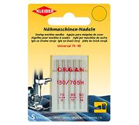 Kleiber + Co. GmbH 69992 ORGAN Nähmaschinen-Nadeln, Stahl, silber, Größe: 70-91