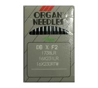 ORGAN Nähmaschinennadeln Industrie Rundkolben System 1738 DBx1 (Leder - Stärke 80/12)