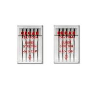 ORGAN Nähmaschinennadeln Universal Jeans Leder Stretch Jersey Microtex Quilting Embroidery 130/705 H (Stretch - Stärke 75)