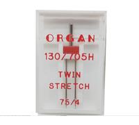 Organ Needle Zwilling Nähmaschinennadel Stretch 1 Nadel in Klarsichtpackung