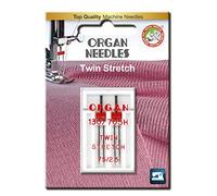 Organ Stretch-Zwillingsnadel Stärke 75/ 2,5/ System 130/705HSB/ 2 Nadeln