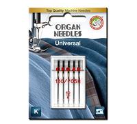 Organ Needles 5105060BL Maschinennadeln, Silber, 60/8 Größe, 5
