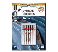Organ Needles 5105090BL Maschinennadeln, Silber, 90/14 Größe, 5