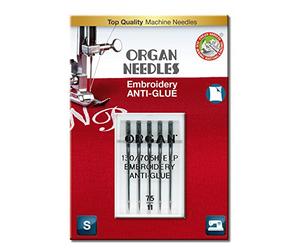 Organ Needles 5117075BL Maschinennadeln, 75/11 Größe, 5, Grau