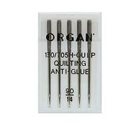 ORGAN NEEDLES 5433090 Maschinennadeln, Silber, 90/14 Größe, 5 Count