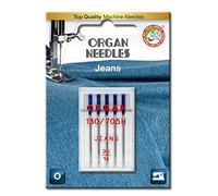 Organ Needles 5524090BL Maschinennadeln, Silber, 90/14 Größe, 5