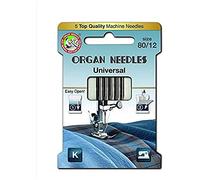 Organ Needles 5705080 Maschinennadeln, Stärke: 80, 80/12 Größe, 5 Count