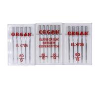 ORGAN Overlocknadel Set Stärke 80 & 90