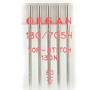 Organ Top-Stitch Nadel Stärke 80/ System 130/705H/130-N/ 5 Nadeln
