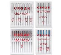 Organ Universalnadeln Jeans-Jersey Stärke 70-100/ 130/705H/ 30 Nadeln