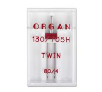 Organ Zwillingsnadel / Stärke 80 (Nadelabstand 4 mm / 130/705 HZ / 1 Nadel)
