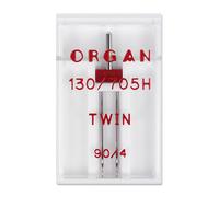 Organ Zwillingsnadel / Stärke 90 (Nadelabstand 4 mm / 130/705 HZ / 1 Nadel)