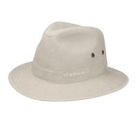 Stetson Ava Traveller aus Bio-Baumwolle, Offwhite (71) 54-55 cm (S)