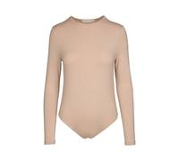 ORGANICATION Bio-Damen-Body mit Rundhalsausschnitt, langarm, beige, Gr. L