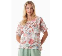 ORGANICATION Bluse aus Bio-Baumwoll-Voile mit Blumenmuster Flower Garden XL