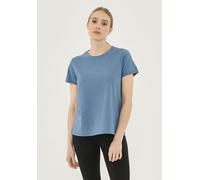 ORGANICATION Damen Basic T-Shirt aus Bio-Baumwolle INDIGO S