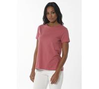 ORGANICATION Damen Basic T-Shirt aus Bio-Baumwolle Rose(Desert Rose) S