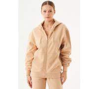 ORGANICATION ESSENTIALS-JUNDA-Unisex Soft Touch Sweatjacke aus Bio-Baumwolle BEIGE S