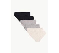 ORGANICATION ESSENTIALS-KUMRU-Slip aus supersoftem TENCEL Modal-Mix im 6er-Pack MULTI COLOR(MIX 13) XS