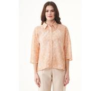 ORGANICATION Hemdbluse aus Bio-Baumwoll-Voile Natur(Indian Tan Flower) S