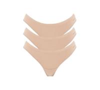 ORGANICATION KAVINN | Tanga aus Bio-Baumwolle und TENCEL Modal im 3er-Pack Beige XL
