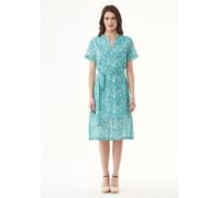 ORGANICATION Kleid aus Bio-Baumwolle mit Allover-Print Grün(Emerald Flower) M