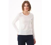ORGANICATION Langarmshirt aus Bio-Baumwolle Weiß(Off White) XS