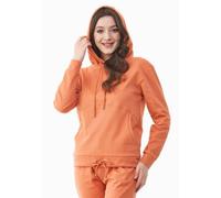 ORGANICATION Leichte Hoodie aus Bio-Baumwolle Dusty Orange S