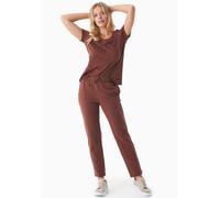 ORGANICATION PARRLA | Leichte Sweathose aus Bio-Baumwolle Coffee Brown S