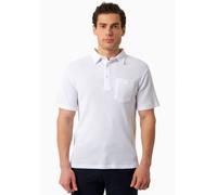 ORGANICATION Poloshirt aus Bio-Baumwolle mit Waffelstruktur White L