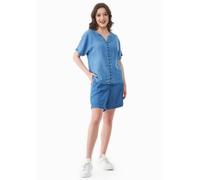 ORGANICATION Shorts aus TENCEL Lyocell in Denim-Optik blue M