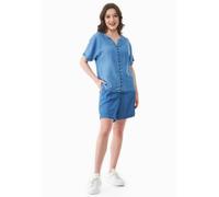 ORGANICATION Shorts aus TENCEL Lyocell in Denim-Optik blue S