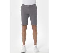 ORGANICATION Slim Chino-Shorts aus Bio-Baumwolle Grau(Shadow) 29