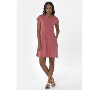 ORGANICATION Slub-Jersey-Kleid aus Bio-Baumwolle Rosa (Desert Rose) L