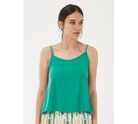 ORGANICATION Spaghettiträger-Top aus Tencel emerald S