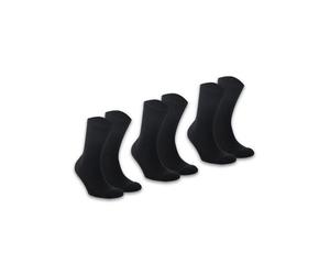 ORGANICATION SURRCO | Unisex Socken aus recycelter Baumwolle-Mix im 3er-Pack Black 43-46