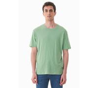 ORGANICATION T-Shirt aus Bio-Baumwolle und Leinen Matcha Green S