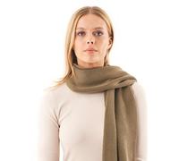 ORGANICATION Unisex Strickschal aus Bio-Baumwolle Grün(Olive Oil) ONE SIZE