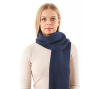 ORGANICATION Unisex Strickschal aus Bio-Baumwolle NAVY ONE SIZE