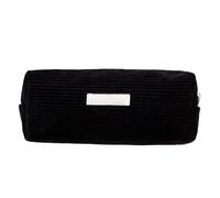 Organizer für Schreibwaren, Federmäppchen für Mädchen | Federmäppchen aus geripptem Samt - niedliches ästhetisches Federmäppchen für Grundschule, Medien, College, Schwarz, riferimento alla