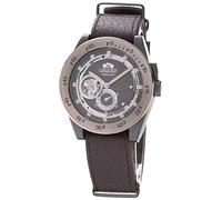 Orient Armbanduhr Herren, Retro Future, Automatik, Edelstahl, Leder Braun, Durchmesser 40mm, RA-AR0203Y10B