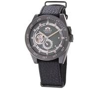 Orient Armbanduhr Herren, Retro Future, Automatik, Edelstahl, Leder Schwarz, Durchmesser 40mm, RA-AR0202E10B