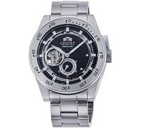 Orient Armbanduhr Herren, Retro Future, Automatik, Edelstahl Silber, Schwarz, Durchmesser 40mm, RA-AR0201B10B