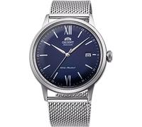 Orient Herren Automatik-Armbanduhr RA-AC0019L10B Edelstahl Silber-Blau 41 mm 3 Bar