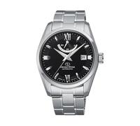Orient Automatik Herren Armbanduhr aus Edelstahl in der Farbe Silber-Schwarz 39mm, Wasserdichtigkeit: 10Bar, RE-AU0004B00B