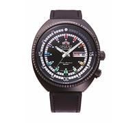 Orient Automatik Herren Armbanduhr aus Edelstahl und Leder in der Farbe Schwarz 43,5mm Limitierte Auflage von 2000 Stück, Wasserdichtigkeit: 20Bar, RA-AAOE07Bl9B