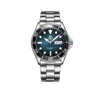 Orient Automatikuhr für Herren, Kamasu II Taucheruhr für Outdoor-Aktivitäten Armbanduhr Schwarz, Bi-Color Drehbare Lünette Edelstahl Sport Geschenk für Ihn RA-AA0811E19B, Taucher