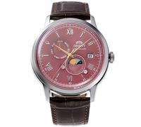 Orient Bambino Sun & Moon RA-AK0807R - Herren - 41 mm - Analog - Automatik - Mineralglas